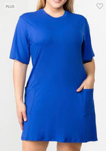 Load image into Gallery viewer, Plus Size Pocket Dress
